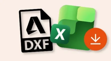 Exporter le métré et la descente de charge pour Excel et exporter ma structure en DXF